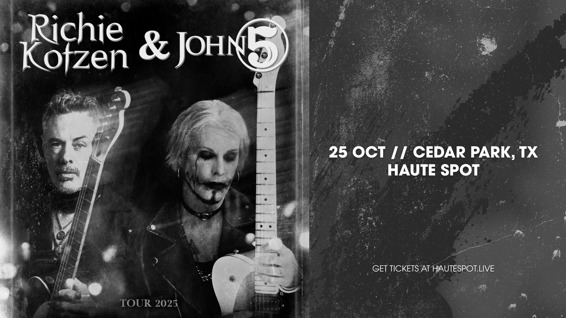 John Gary レコード 5枚セット 洋楽 Richie Kotzen & John 5 - Saturday, October 25th, 2025 - Live in